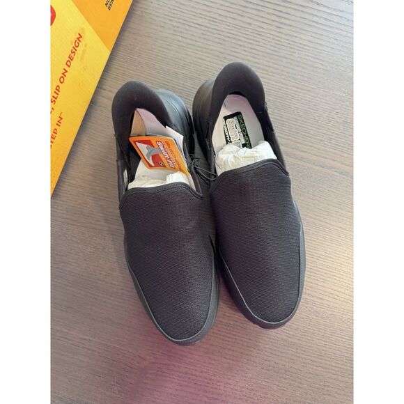 Mens Sneakers SKECHERS Equalizer 4.0 Hands Free Swift Fit 12 New Step In Black - Picture 4 of 5